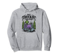 Best Truckin Dad Ever Trucker Truck Hoodie - Trendy Graphic Men Women - T-Shirt, Sweatshirt, Hoodie