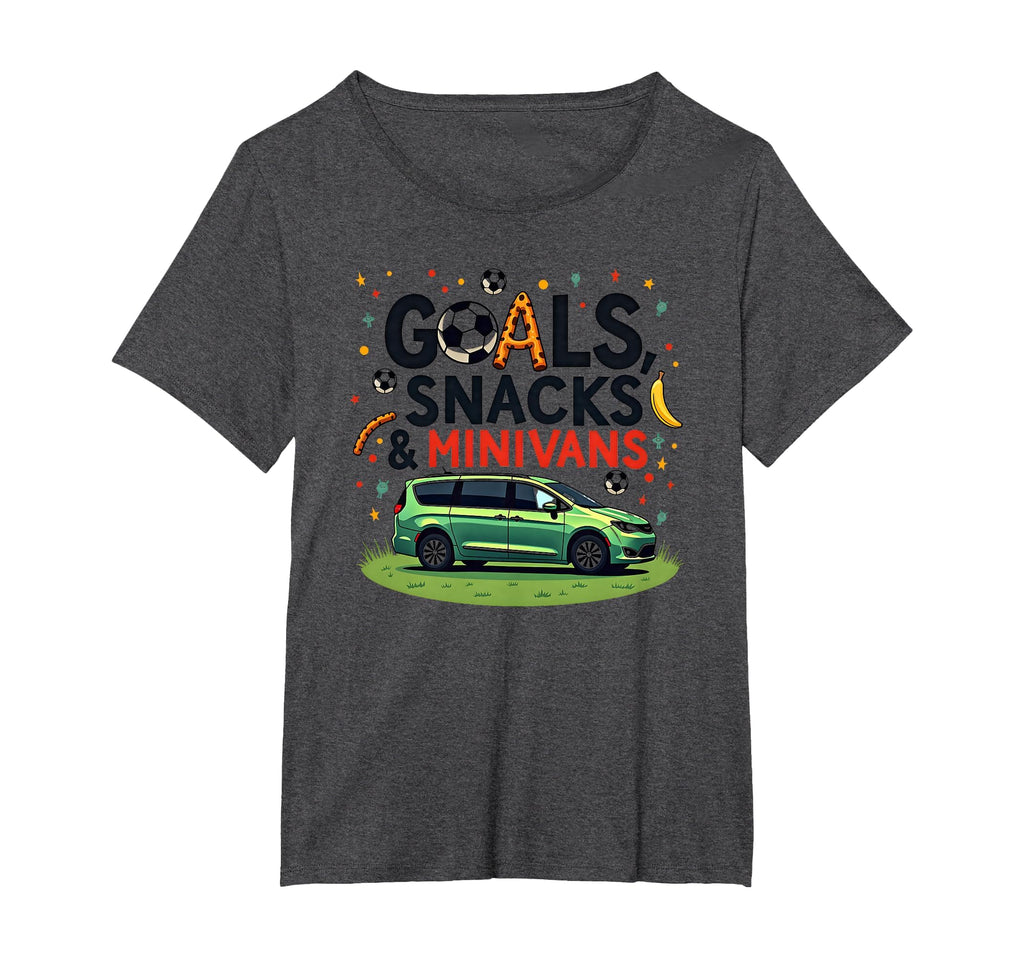 Goals Snacks Minivans Soccer Mom Life T-Shirt - Graphic Print Men Women - T-Shirt, Sweatshirt, Hoodie