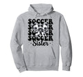 Soccer Sister Soccer Coquette Bow Hoodie - Unique Graphic for Adults - T-Shirt, Sweatshirt, Hoodie