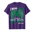 I Wear Green Memory My Dad Liver T-Shirt - Aesthetic Graphic for Adults - T-Shirt, Sweatshirt, Hoodie