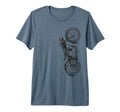 Motorcycle Biker Tri Blend T-Shirt - Fun Novelty Design for Adults - T-Shirt, Sweatshirt, Hoodie