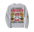 Juneteenth Melanin Black Dad Brown Sweatshirt - Trendy Graphic for Adults - T-Shirt, Sweatshirt, Hoodie