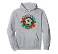 Soccer Papa Family Matching Dad Hoodie - Custom Art Print for Adults - T-Shirt, Sweatshirt, Hoodie