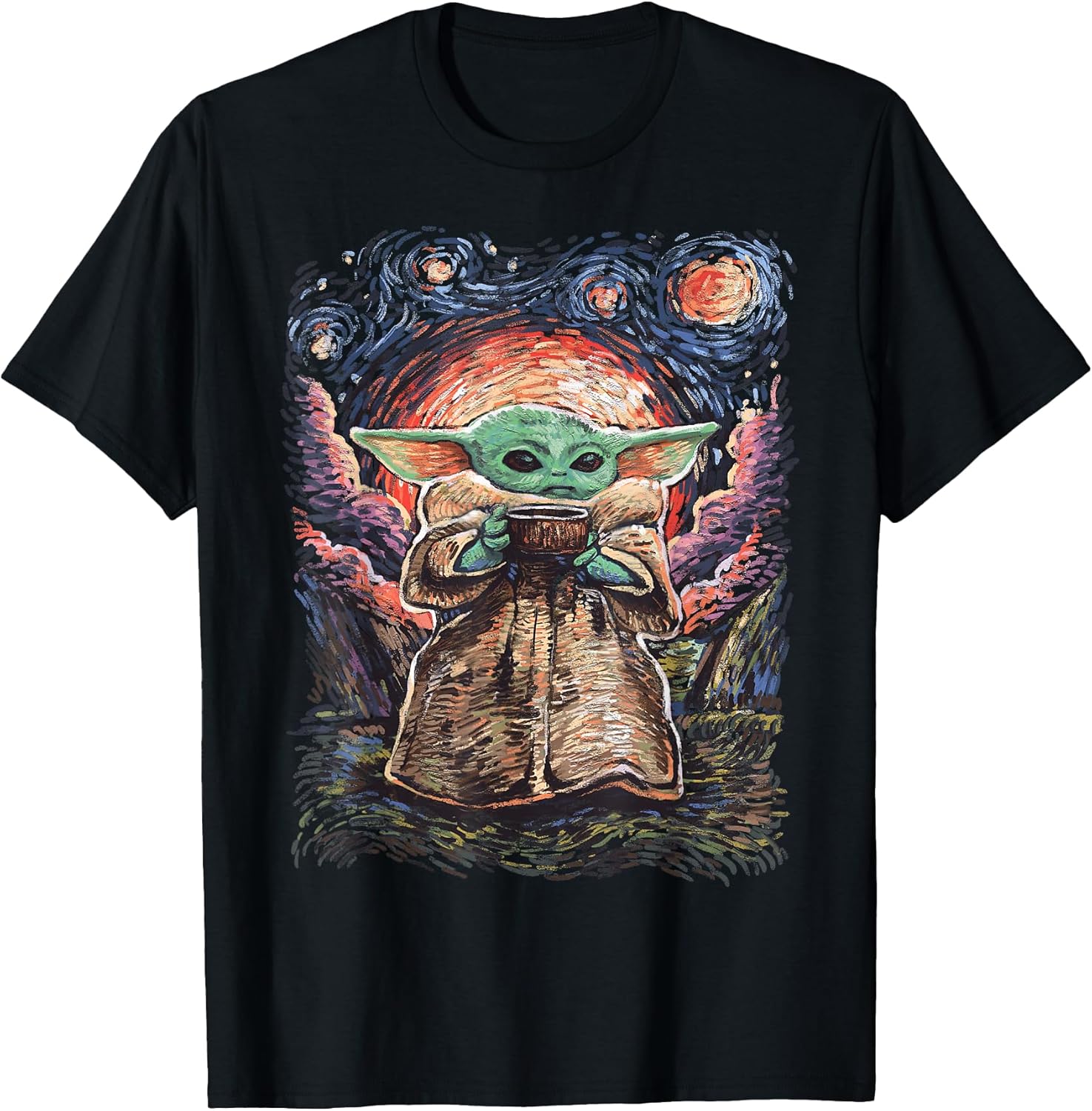 The Child Starry Night - Adult & Kids T-Shirts, Sweatshirts & Hoodies apparel design preview 1
