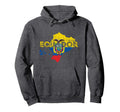 Ecuadorian Map And Flag Souvenir Hoodie - Fun Novelty Design for Adults - T-Shirt, Sweatshirt, Hoodie