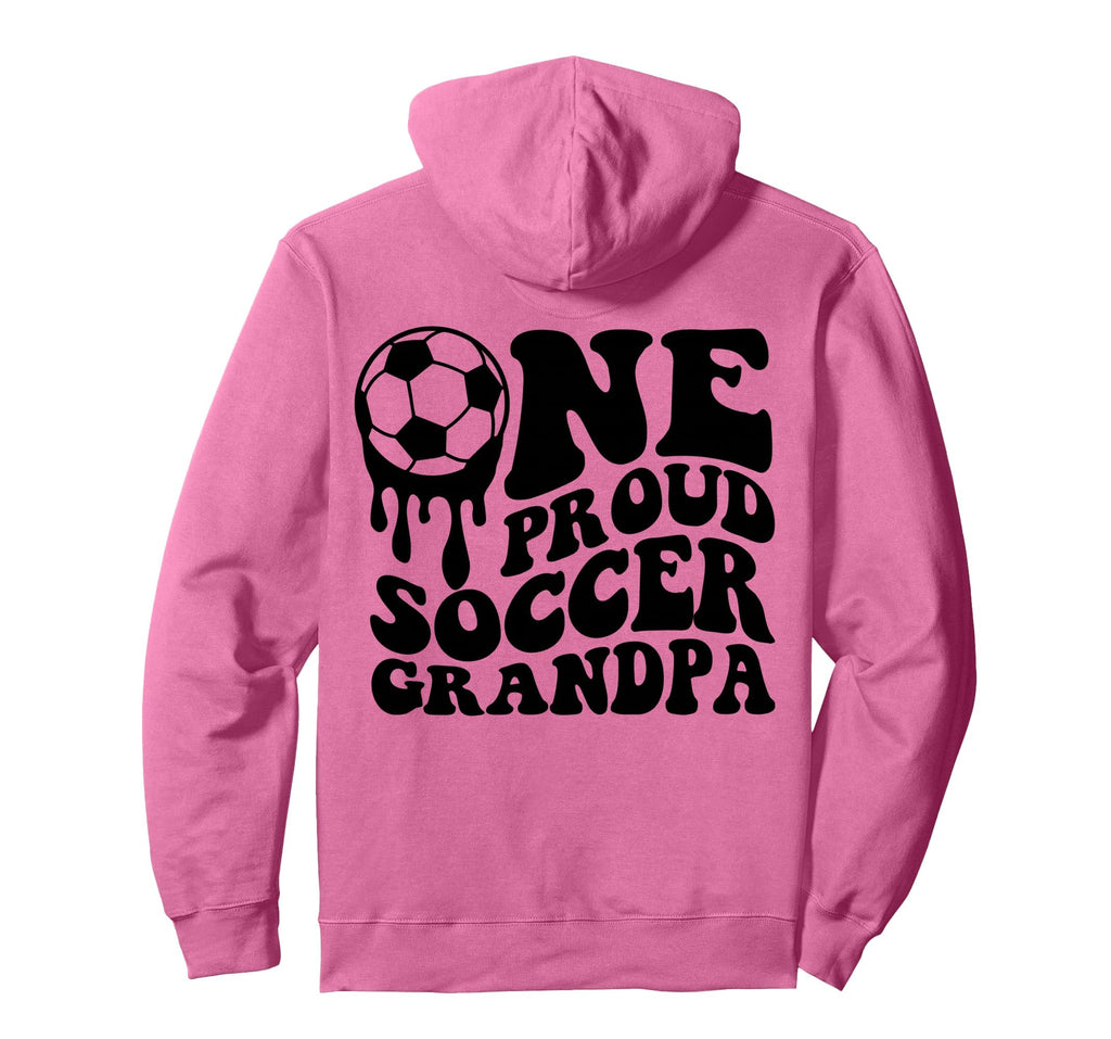 Proud Soccer Grandpa Soccer Ball Hoodie - Fun Novelty Design for Adults - T-Shirt, Sweatshirt, Hoodie