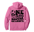 Proud Soccer Grandpa Soccer Ball Hoodie - Fun Novelty Design for Adults - T-Shirt, Sweatshirt, Hoodie