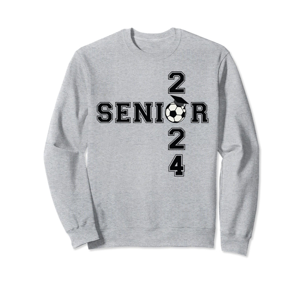 Class 2024 Senior Soccer Player Sweatshirt - Graphic Print for Adults - T-Shirt, Sweatshirt, Hoodie