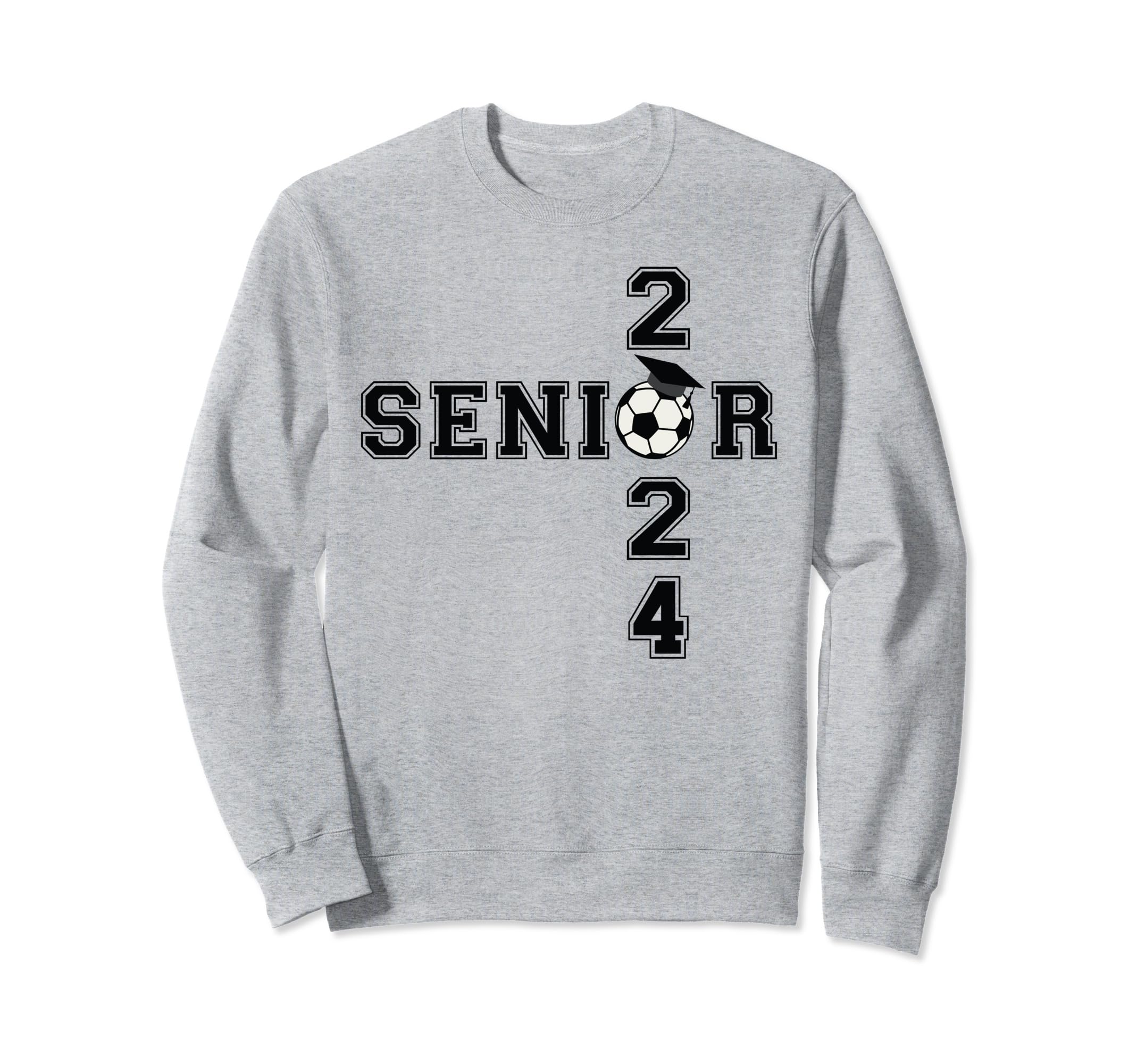 Class 2024 Senior Soccer Player Sweatshirt - Graphic Print for Adults - T-Shirt, Sweatshirt, Hoodie