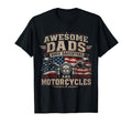 Awesome Dads Have Daughters And Motorcycle T-Shirt - Graphic Print Unisex - T-Shirt, Sweatshirt, Hoodie