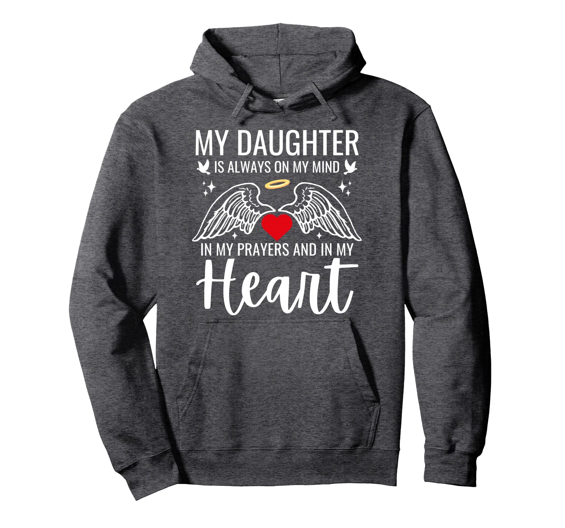 My Daughter Guardian Angel Heaven Hoodie - Aesthetic Graphic Unisex - T-Shirt, Sweatshirt, Hoodie