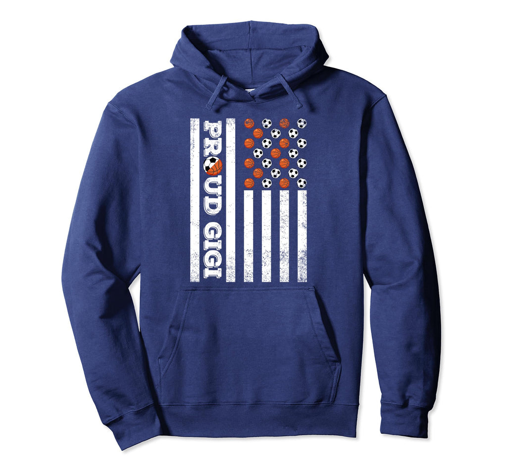 Proud Gigi Soccer Basketball Player Hoodie - Aesthetic Graphic Unisex - T-Shirt, Sweatshirt, Hoodie
