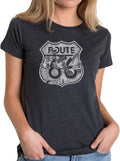 Women's Premium Blend Word Art Stops Along Route 66 - Adult & Kids T-Shirts, Sweatshirts & Hoodies apparel design preview 1