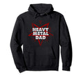 Heavy Metal Dad Pentagram Metal Dads Hoodie - Custom Art Print Unisex - T-Shirt, Sweatshirt, Hoodie