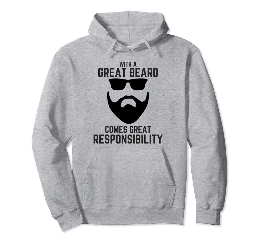 Mens Bearded Dad Mens Beard Funny Superhero Hoodie - Trendy Graphic Unisex - T-Shirt, Sweatshirt, Hoodie