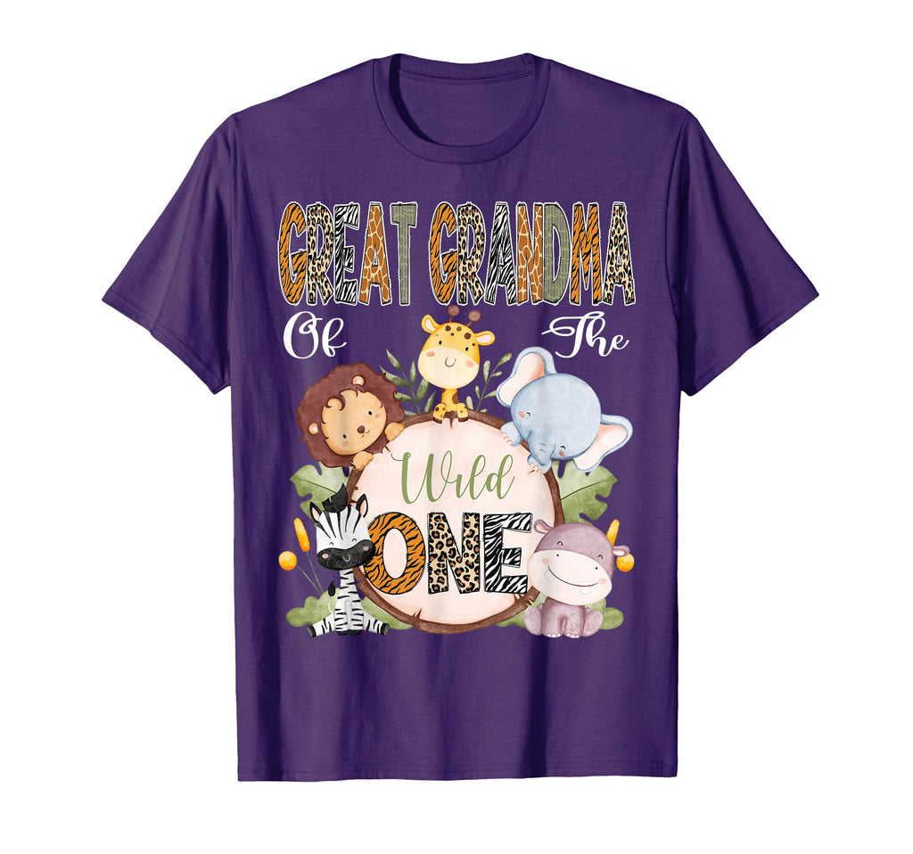 Great Grandma Wild One 1St Birthday T-Shirt - Fun Novelty Design Unisex - T-Shirt, Sweatshirt, Hoodie