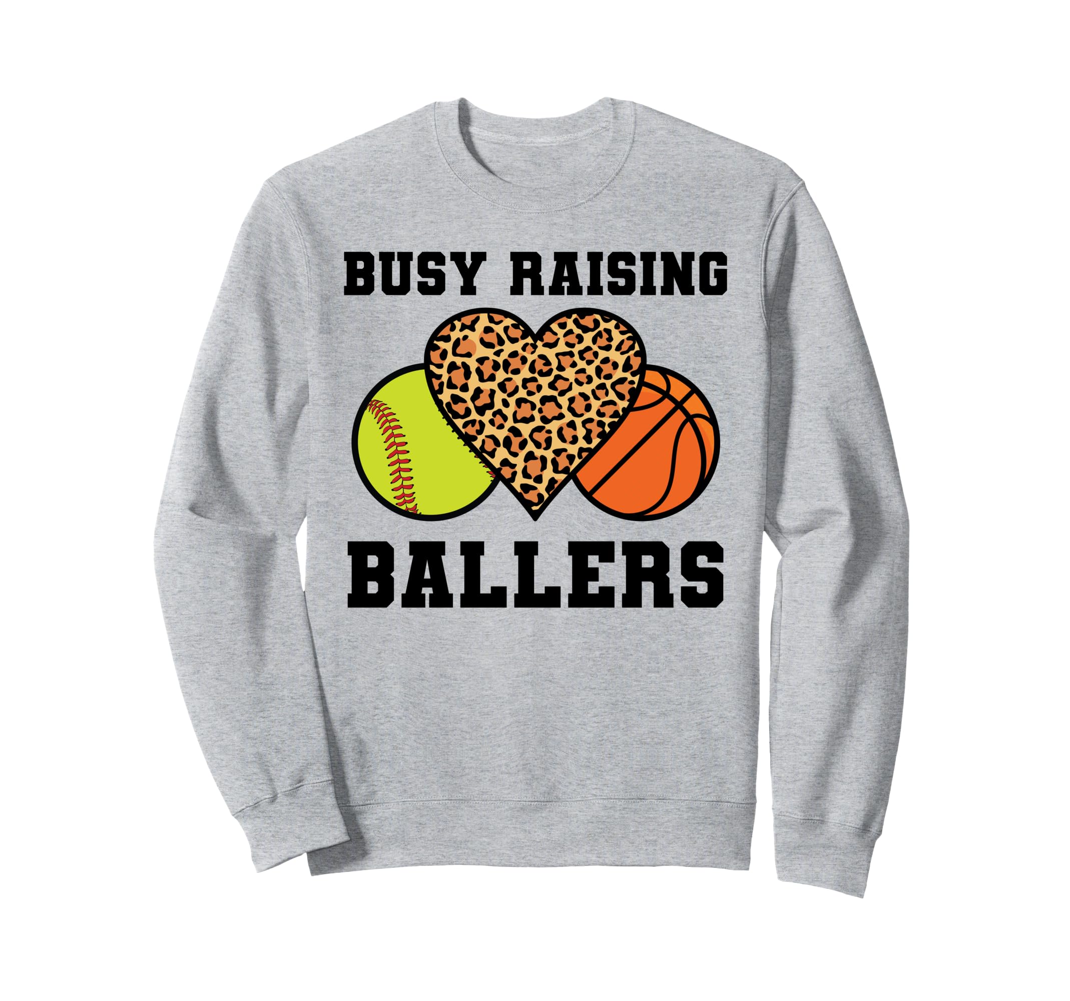 Busy Raising Ballers Softball Sweatshirt - Minimalist Print Unisex - T-Shirt, Sweatshirt, Hoodie