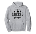 Soccer Mom Life Player Coach Mommy Hoodie - Aesthetic Graphic Unisex - T-Shirt, Sweatshirt, Hoodie