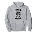 Dads Beards Are Better Bearded Dad Hoodie - Novelty Apparel for Adults - T-Shirt, Sweatshirt, Hoodie