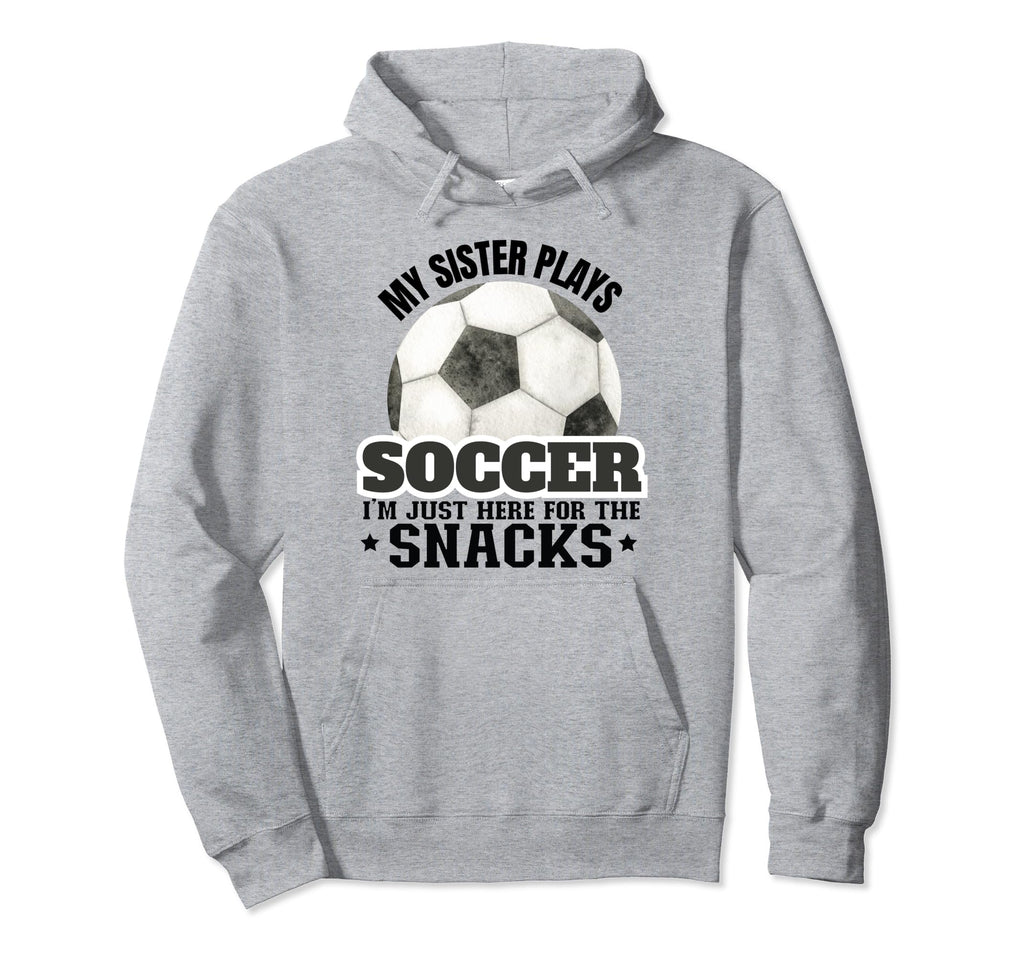 Soccer Siblings Soccer Player Hoodie - Casual Everyday Wear Men Women - T-Shirt, Sweatshirt, Hoodie