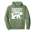 Daddy Bear Funny Dad Papa Fathers Day Hoodie - Custom Art Print Unisex - T-Shirt, Sweatshirt, Hoodie