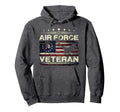 Veteran Us Air Force American Betsy Ross Hoodie - Graphic Print Men Women - T-Shirt, Sweatshirt, Hoodie