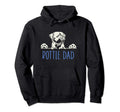 Rottie Dad Rottweiler Dog Hoodie - Custom Art Print for Adults - T-Shirt, Sweatshirt, Hoodie
