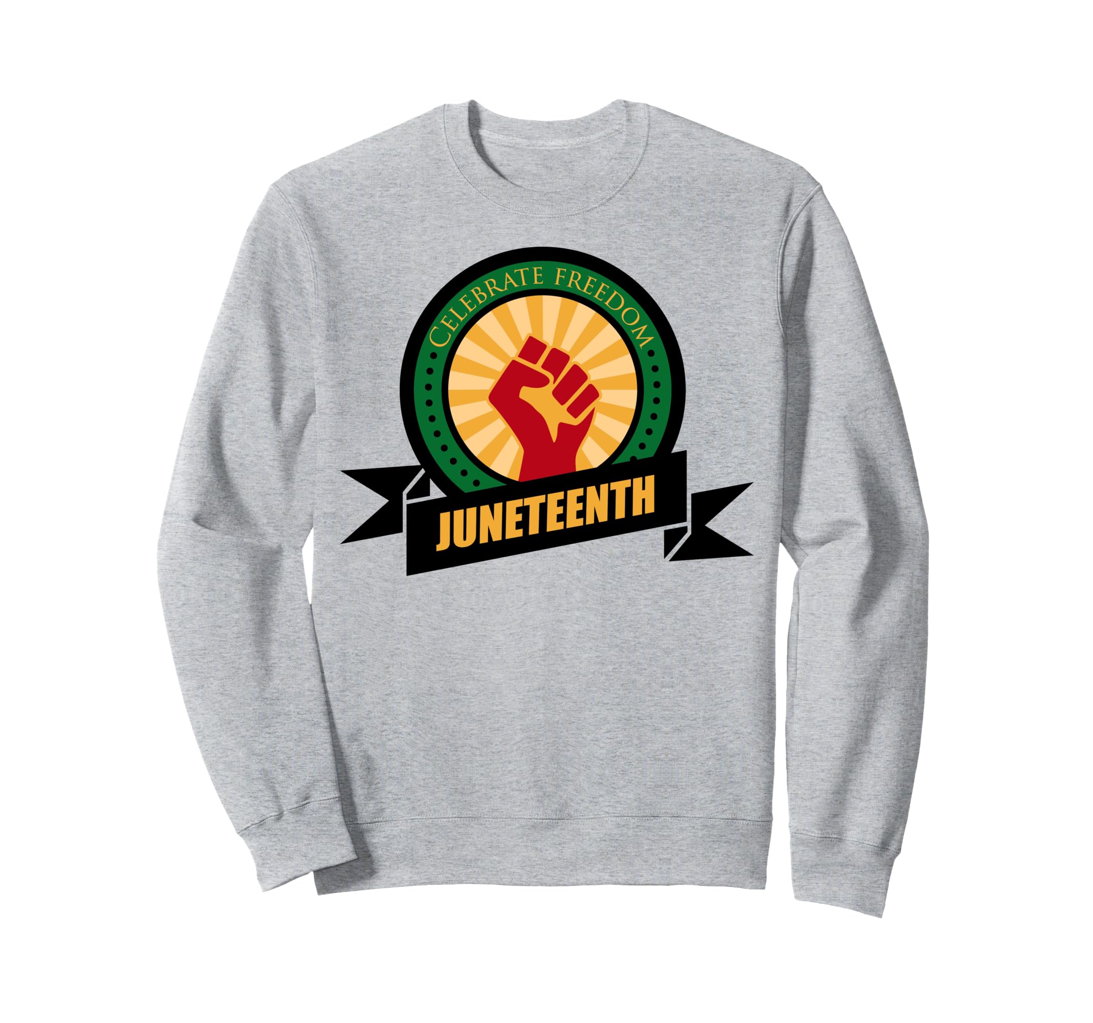 Juneteenth Melanin Black Dad Brown Skin Sweatshirt - Graphic Print Unisex - T-Shirt, Sweatshirt, Hoodie