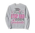 Super Proud Step Dad 2024 Graduate Sweatshirt - Novelty Apparel Unisex - T-Shirt, Sweatshirt, Hoodie