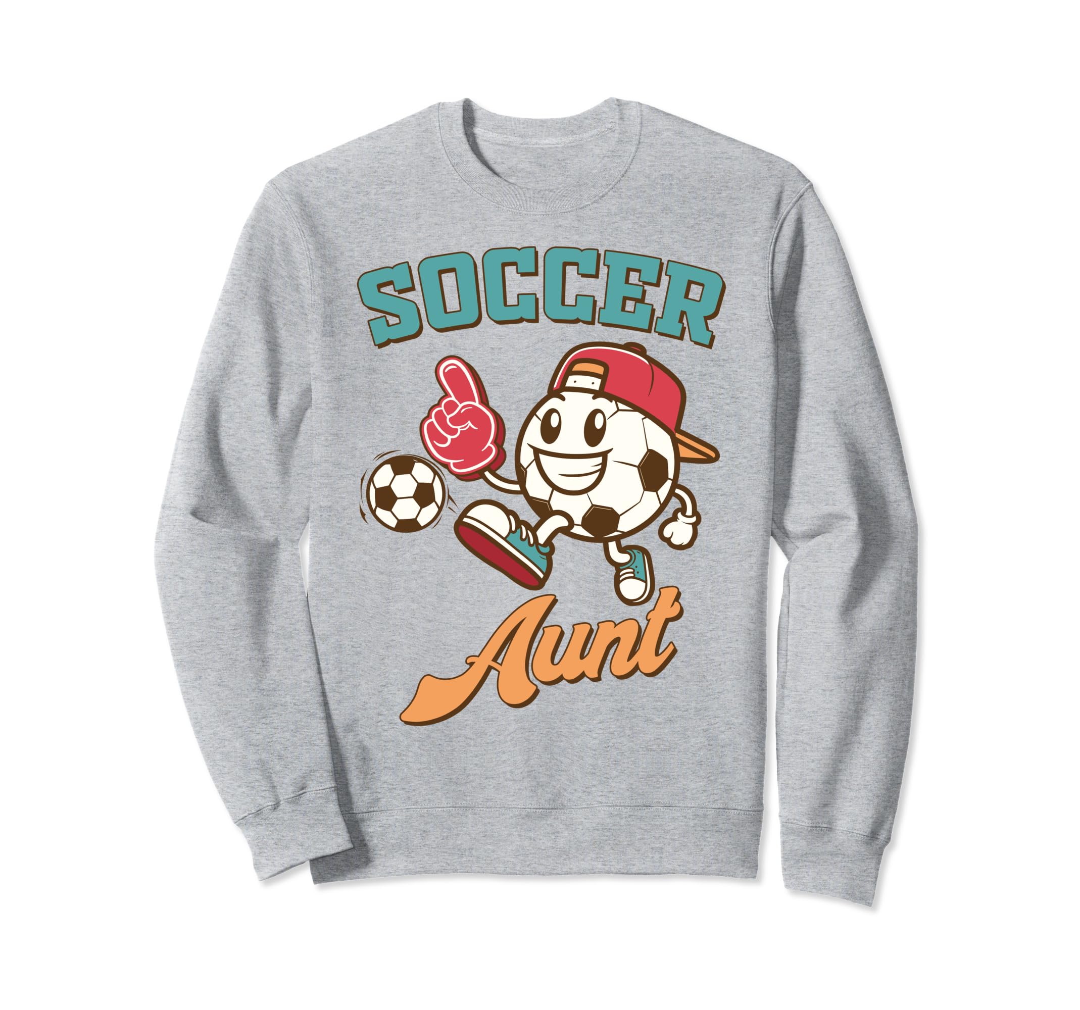 Soccer Auntie Aunt Game Day Family Sweatshirt - Custom Art Print Unisex - T-Shirt, Sweatshirt, Hoodie