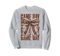 Game Day Football Bow Fall Sweatshirt - Aesthetic Graphic Men Women - T-Shirt, Sweatshirt, Hoodie