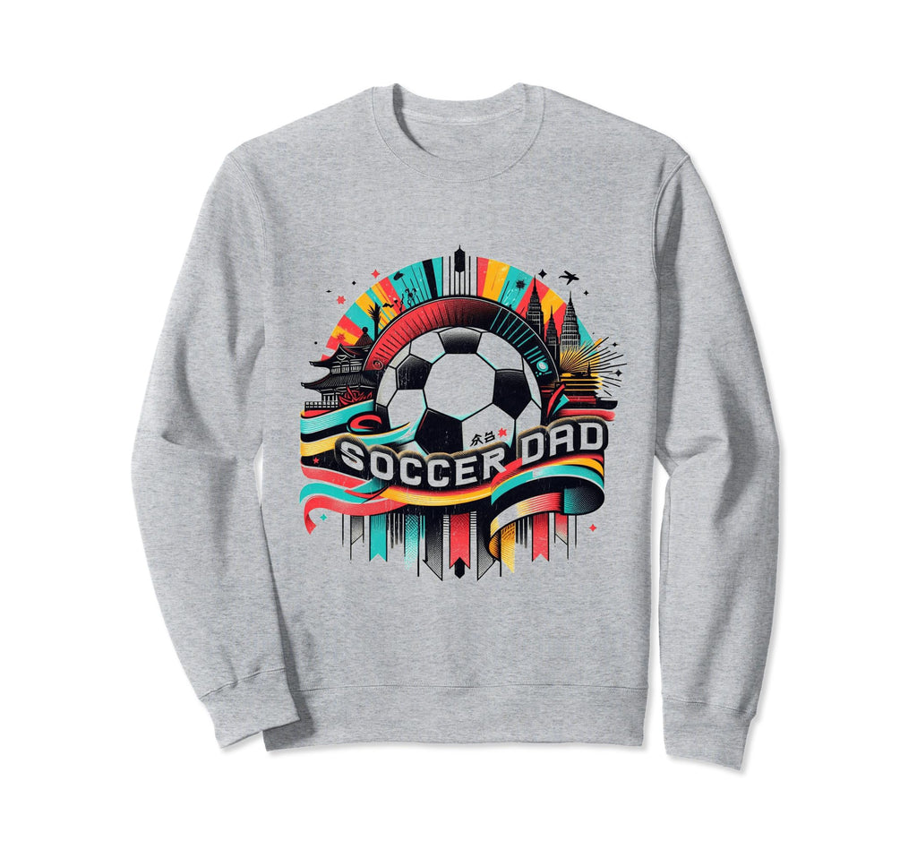 Soccer Dad Family Matching Dad Fathers Sweatshirt - Trendy Graphic Unisex - T-Shirt, Sweatshirt, Hoodie