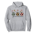 Soccer Grandma Wildflower Floral Hoodie - Fun Novelty Design for Adults - T-Shirt, Sweatshirt, Hoodie