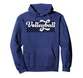 Volleyball Mom Dad Mama Family Checkered Hoodie - Fun Novelty Design Unisex - T-Shirt, Sweatshirt, Hoodie