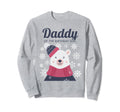 Daddy Dad Papa Polar Bear Sweatshirt - Custom Art Print for Adults - T-Shirt, Sweatshirt, Hoodie