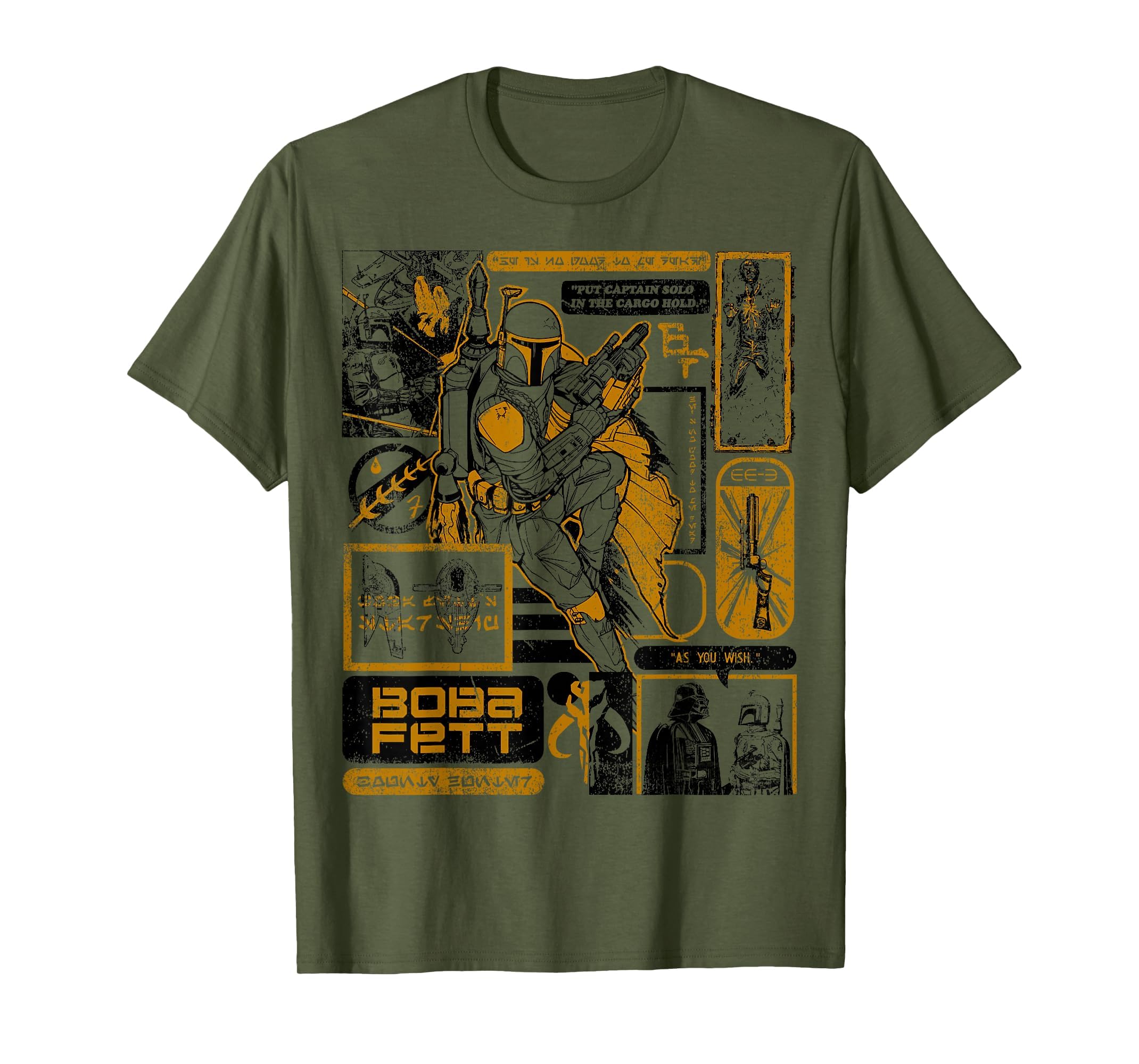 Star Was Boba Fett Mandalorian T-Shirt - Casual Everyday Wear Men Women - T-Shirt, Sweatshirt, Hoodie