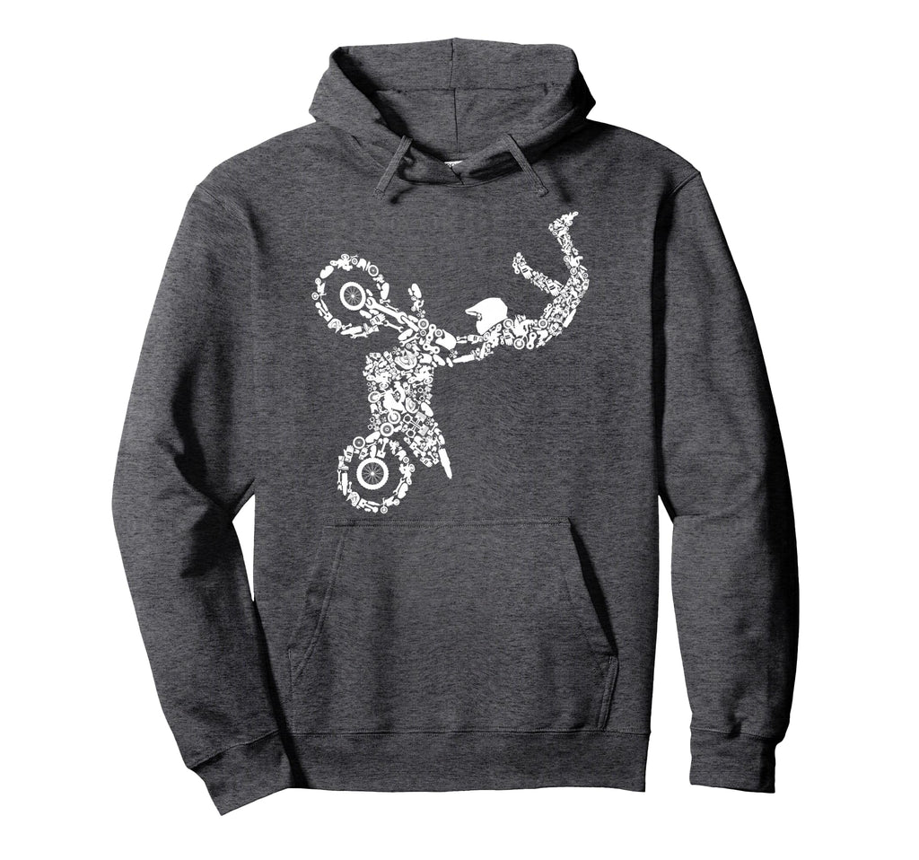 Motocross Enduro Supermoto Bike Dirt Biker Hoodie - Unique Graphic Unisex - T-Shirt, Sweatshirt, Hoodie
