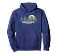 Spooner Wi Throwback 70S Hoodie - Fun Novelty Design for Adults - T-Shirt, Sweatshirt, Hoodie