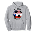 My Home My Roots Chile Flag Soccer Hoodie - Unique Graphic Men Women - T-Shirt, Sweatshirt, Hoodie