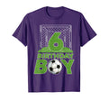 6Th Birthday 6 Years Old Soccer T-Shirt - Fun Novelty Design Men Women - T-Shirt, Sweatshirt, Hoodie