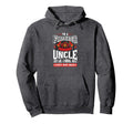 Im Firefighter Uncle Favorite Best Uncle Hoodie - Graphic Print Unisex - T-Shirt, Sweatshirt, Hoodie