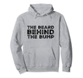 Funny Bearded Dads New Pregnancy Beard Hoodie - Trendy Graphic for Adults - T-Shirt, Sweatshirt, Hoodie