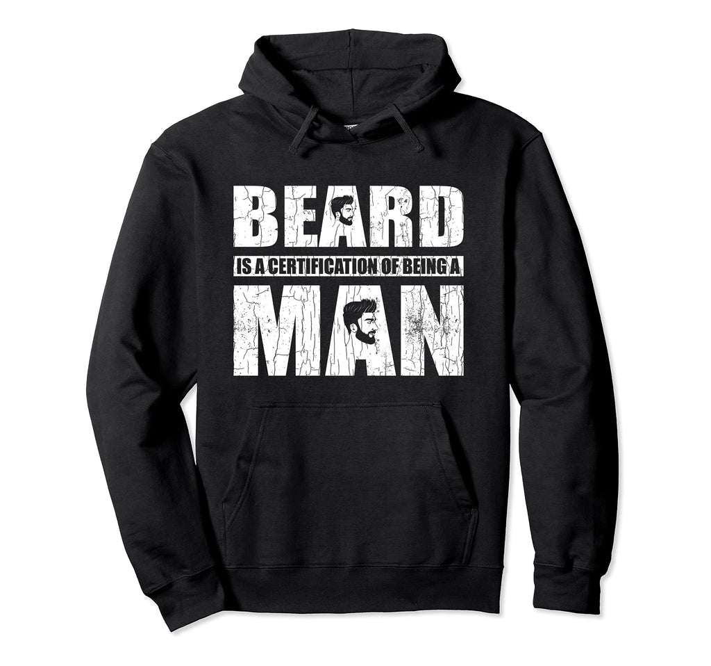 Bearded Funny Beard Dad Hoodie - Trendy Graphic for Adults - T-Shirt, Sweatshirt, Hoodie