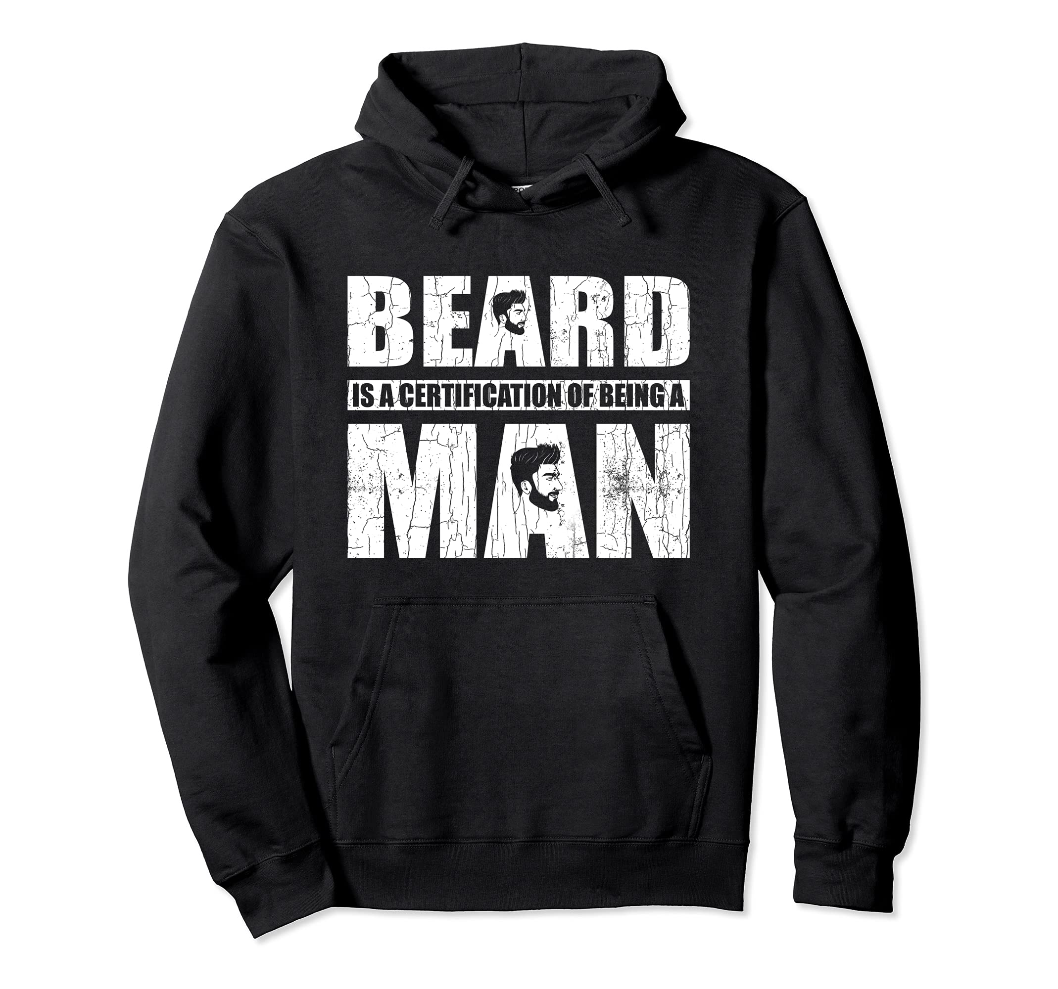 Bearded Funny Beard Dad Hoodie - Trendy Graphic for Adults - T-Shirt, Sweatshirt, Hoodie