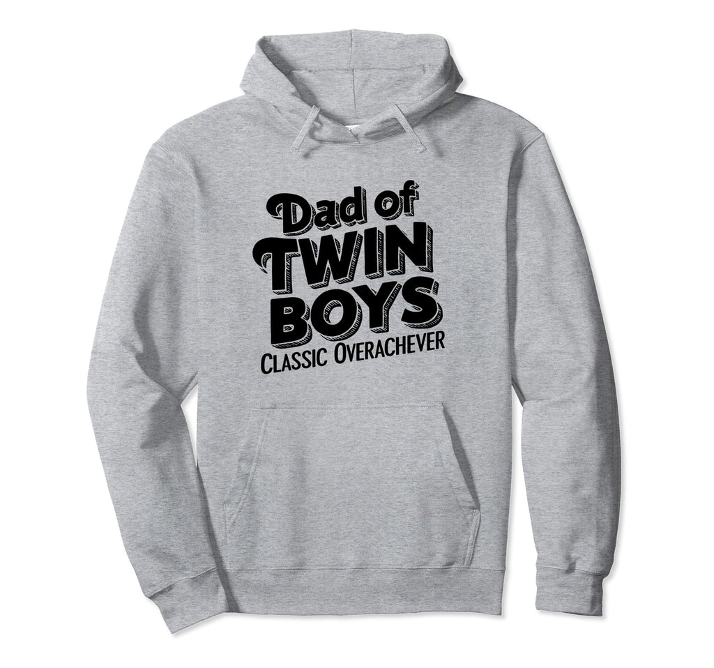 Twin Dad Funny Daddy Fathers Day Hoodie - Minimalist Print for Adults - T-Shirt, Sweatshirt, Hoodie