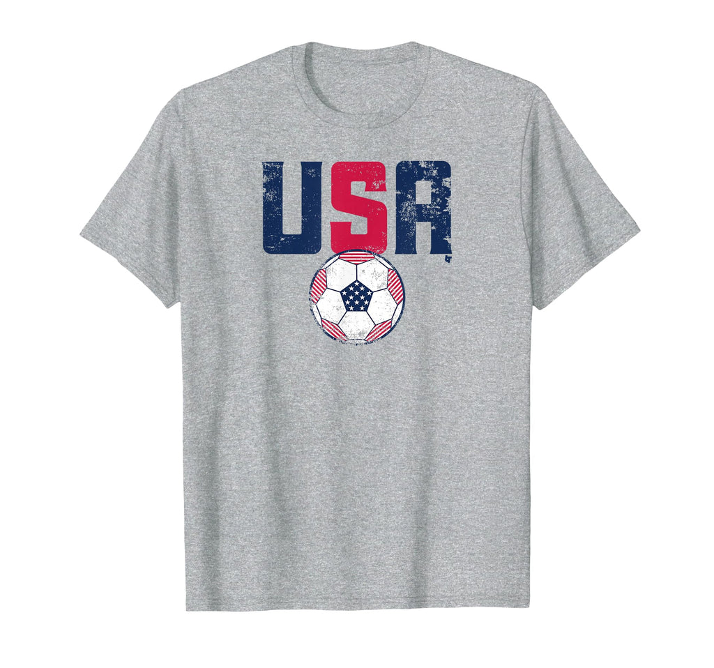 Usa Soccer T-Shirt - Aesthetic Graphic for Adults - T-Shirt, Sweatshirt, Hoodie