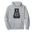 Papa Bear Proud Dad Husband Uncle Grizzly Hoodie - Trendy Graphic Unisex - T-Shirt, Sweatshirt, Hoodie