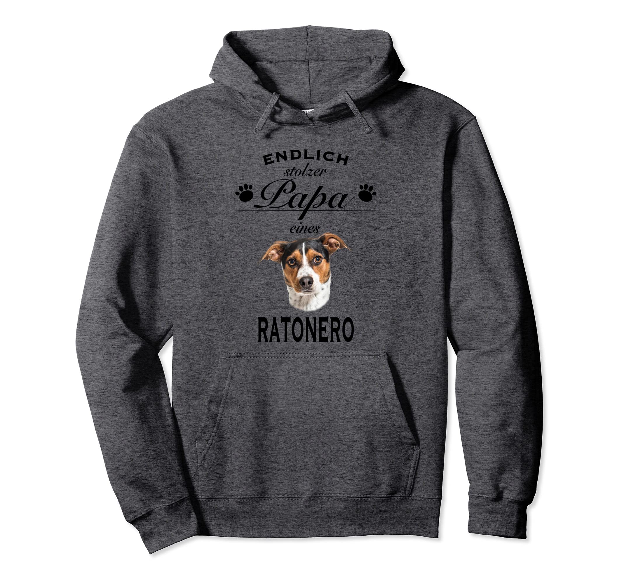 Ratonero T Shirts Proud Dog Dad Hoodie - Custom Art Print for Adults - T-Shirt, Sweatshirt, Hoodie