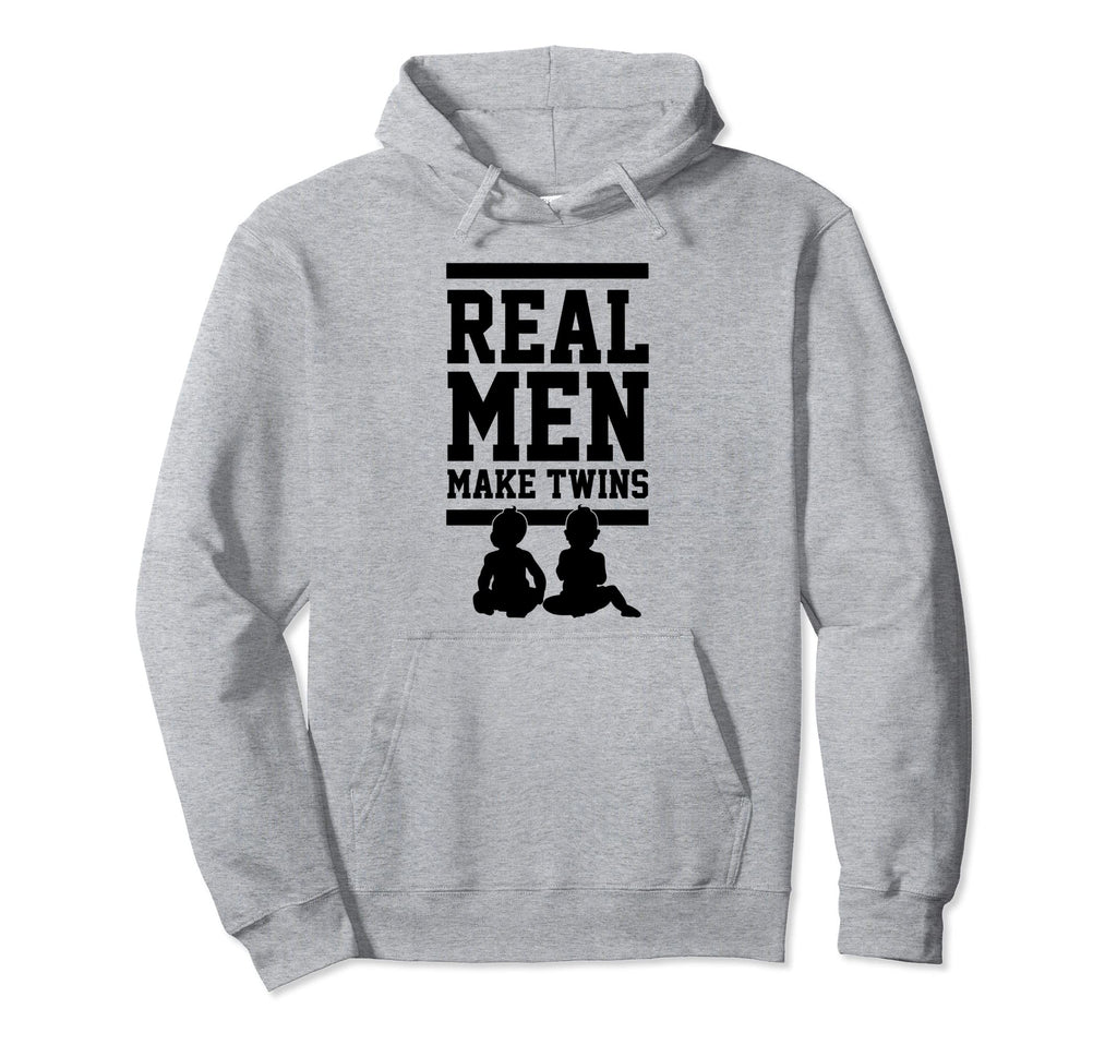 Real Make Twins Father Twins Dad Hoodie - Minimalist Print Men Women - T-Shirt, Sweatshirt, Hoodie