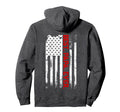 Best Papa Ever American Usa Flag Hoodie - Casual Everyday Wear Men Women - T-Shirt, Sweatshirt, Hoodie